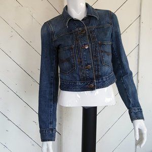 Gap 1969 Vintage-style Denim Cropped Jacket